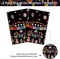 2 Pcs Day of The Dead Table Cloth(Day of the Dead)108"L x 54"W